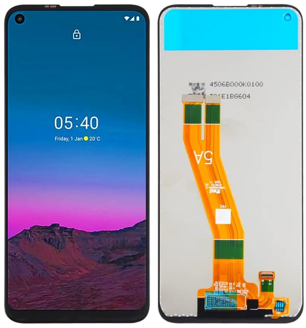 Alkuperäinen LCD + Kosketusnäyttö Nokia 5.4 1333 1340 1337 1328 1325 (Kunnostettu)
