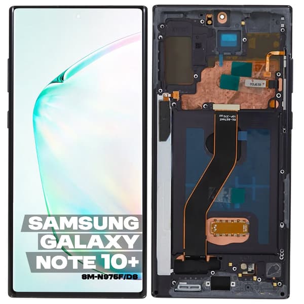 LCD-skærm + berøringsskærm Samsung Galaxy Note 10 Plus N975 SM-N975F SM-N975F/DS OLED-ramme