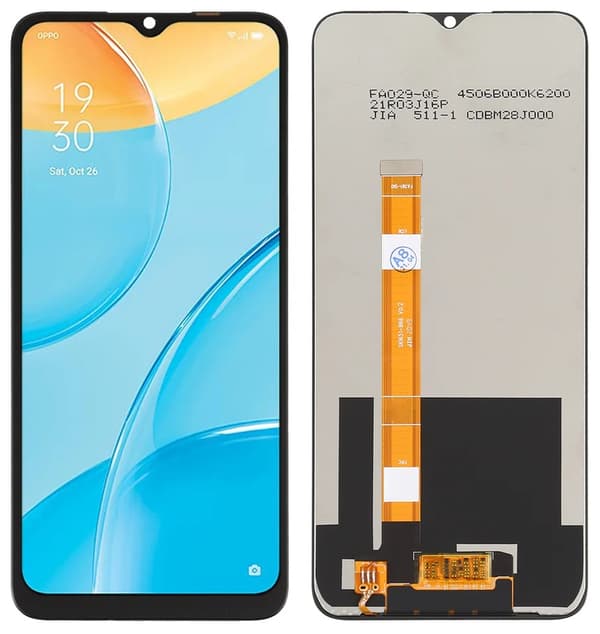 Alkuperäinen LCD-näyttö + kosketusnäyttö Oppo A15 CPH2185 A15s CPH2179 (Kunnostettu)