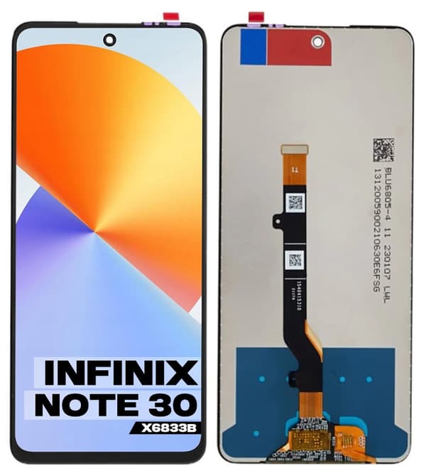 Original LCD-skärm + pekskärm Infinix Note 30 X6833B (renoverad)