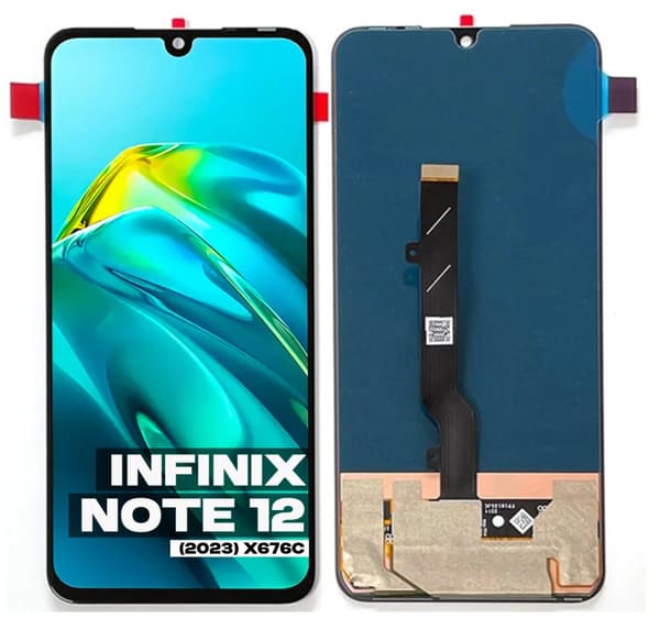 LCD-skærm + berøringsskærm til Infinix Note 12 2023 X676C OLED
