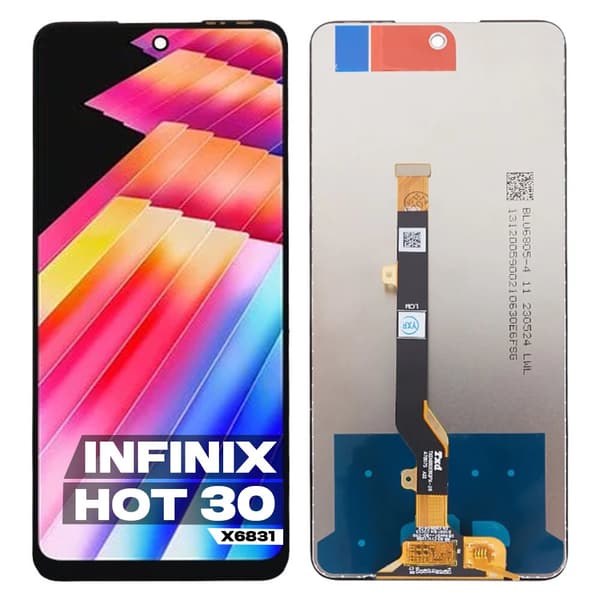 Original LCD-skærm + berøringsskærm Infinix Hot 30 X6831 (istandsat)