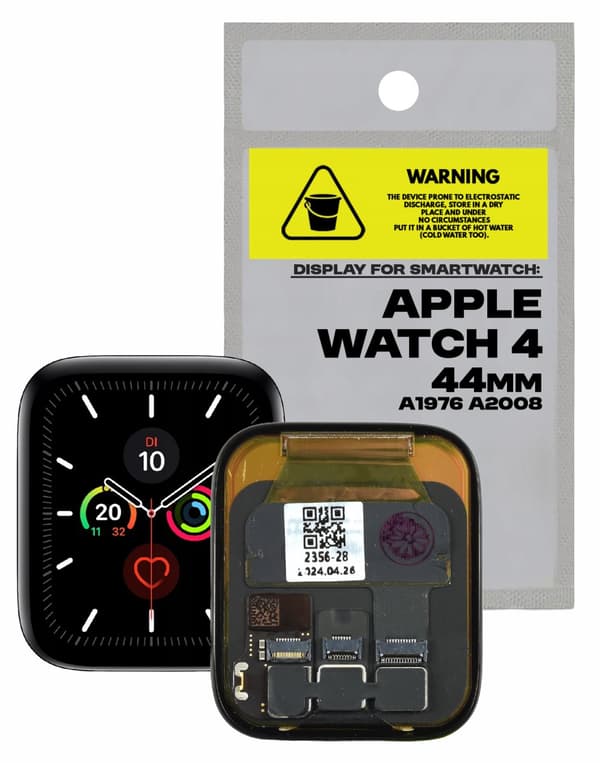 Alkuperäinen Apple Watch 4 44 mm:n näyttö A1976 A2008 OEM OLED
