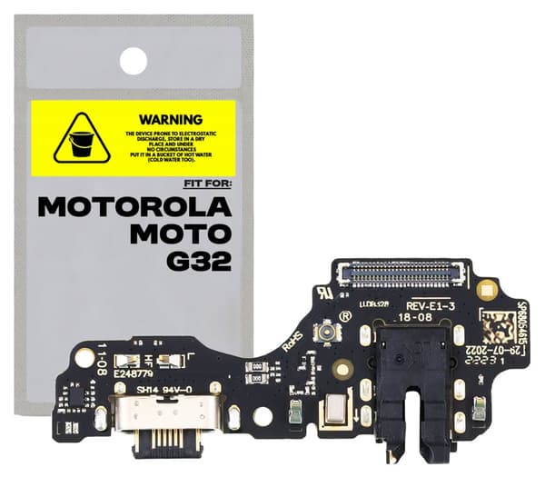 Laddningsuttag Laddningsport USB-C-kontakt för Motorola Moto G32 Tradebit