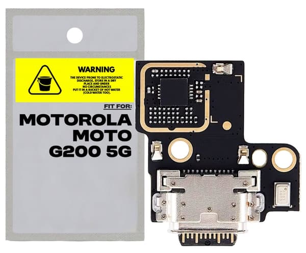 Laddningsuttag Laddningsport USB-C-kontakt för Motorola G200 5G