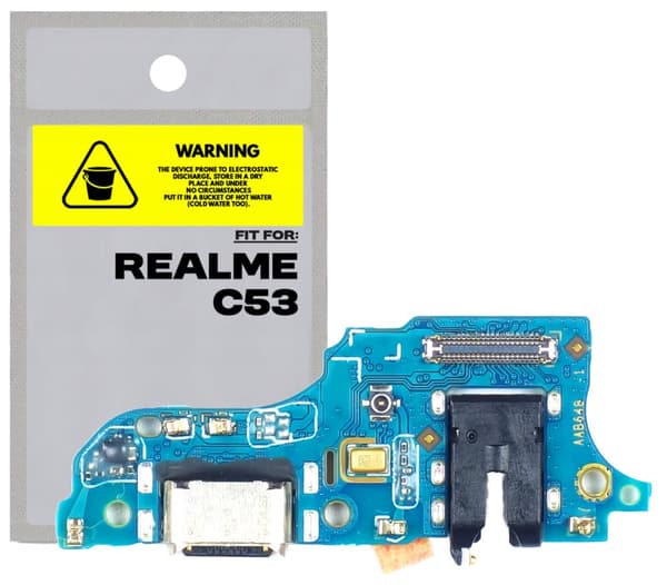 Original opladningsstik til Realme C53 - Tradebit