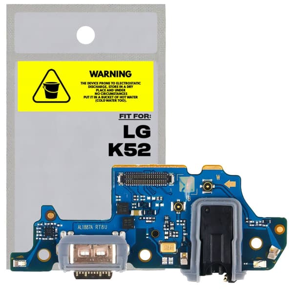 Original opladningsstik til LG K52 - Tradebit