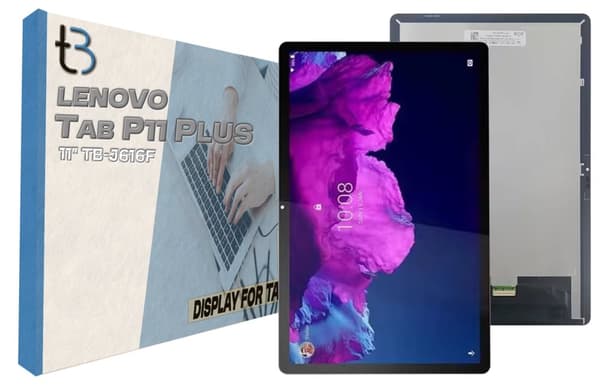 Original skärm med pekskärm för Lenovo Tab P11 Plus 11" J616F Svart