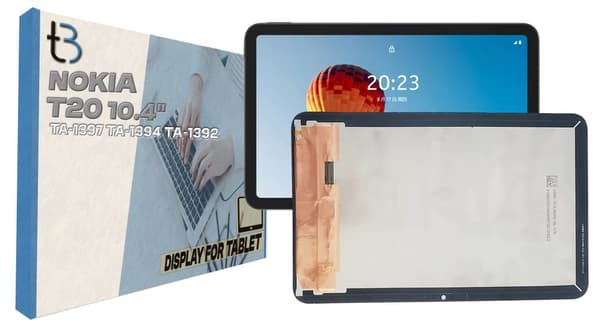Originalskärm med pekskärm för Nokia T20 10.4" TA-1397 TA-1394 1392