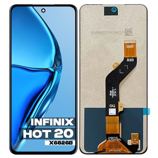 Alkuperäinen Infinix Hot 20 Play 4G X6826B LCD-kosketusnäyttö