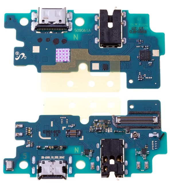 USB-opladeport og lydstik til Samsung Galaxy A50 SERVICE PACK