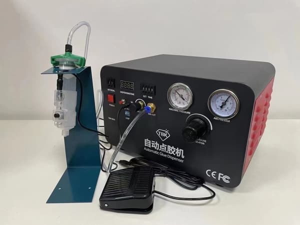 Automatisk limdispenseringsmaskin, för iPhone-reparation, Samsung-reparation, Röd