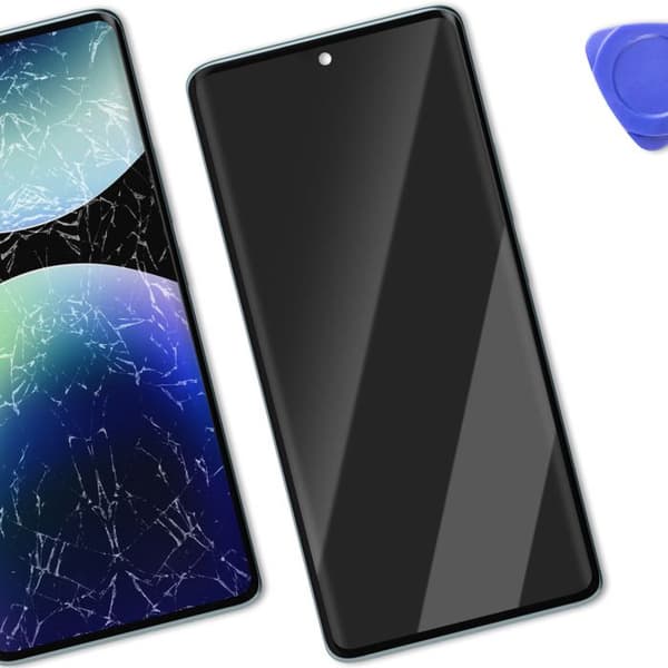 Skärm för Redmi Note 14 Pro Plus 5G LCD + Touchglas + Xiaomi Blå Chassi