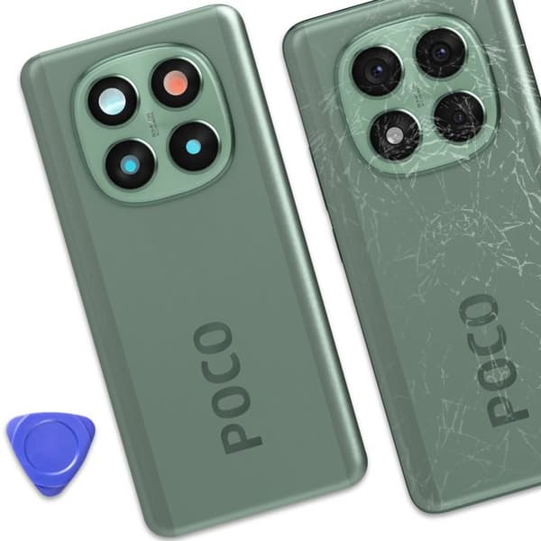 Batteri cache för Xiaomi Poco X7 Original Service Pack Xiaomi Grön