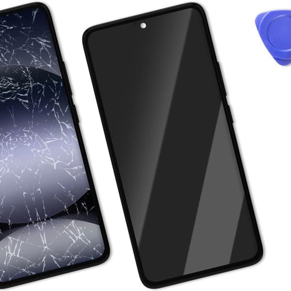 Skärm för Redmi Note 14 4G LCD + Pekskärm + Original Xiaomi Chassi Svart
