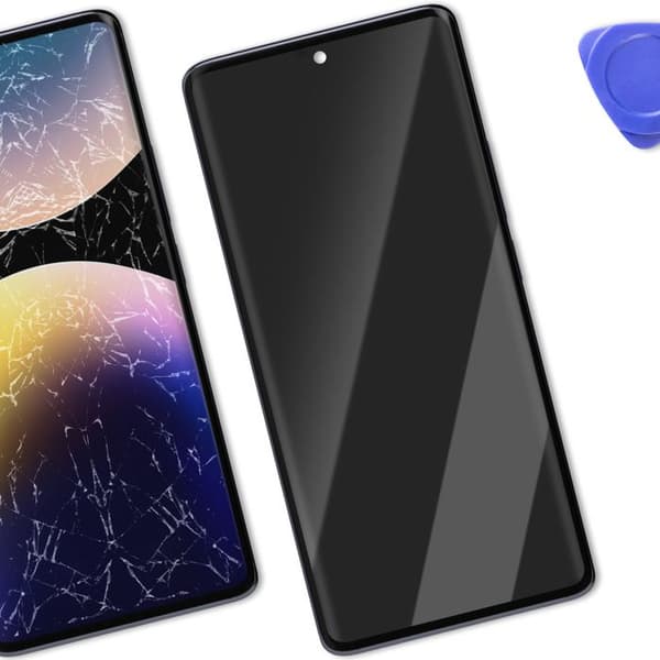 Skärm för Redmi Note 14 Pro Plus LCD + Touchglas + Chassis Xiaomi Lila