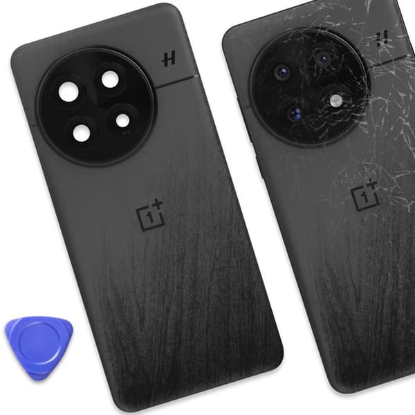 Bakglas för OnePlus 13 Original Service Pack Oneplus Svart