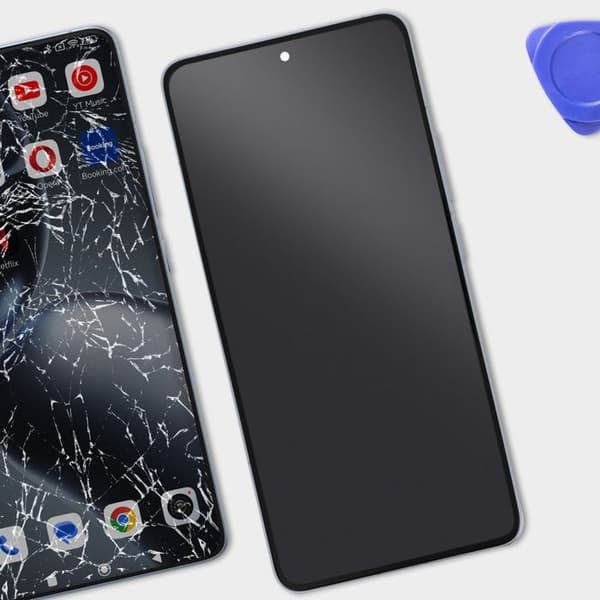 Skärm för Xiaomi 14T Pro LCD + Touchglas + Original Xiaomi Blå Chassi