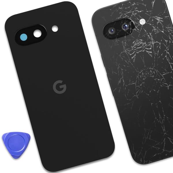 Baksidan för Google Pixel 9a Original Service Pack Google Svart