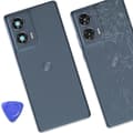 Miniatyrbild 4 av 4: Baksida för Motorola Edge 50 Fusion Original Tjänstepaket Motorola Mörkblå