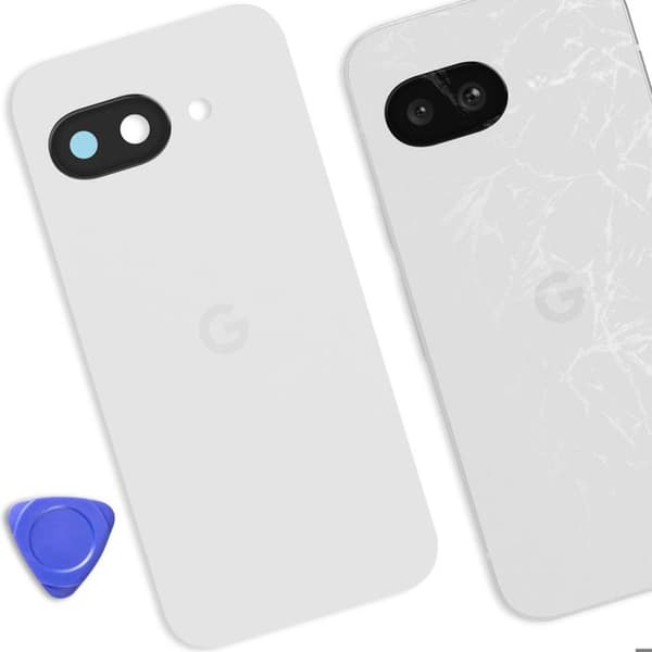 Vitre bakre för Google Pixel 9a Original Service Pack Google Beige