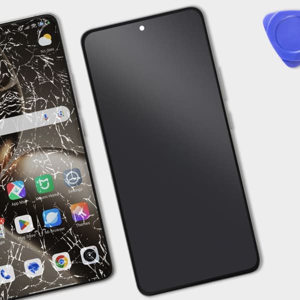 Skärm för Xiaomi 14T Pro LCD + Touchscreen + Original Xiaomi Chassi Grå