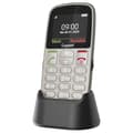Miniatyrbild 2 av 2: Gigaset GL395 Mobiltelefon med SOS-knapp, skyddad mot vattenspill, skyddad mot damm silver