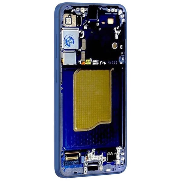 Skärm för Samsung Galaxy S25 LCD + Touchscreen + Original Samsung Chassi Blå