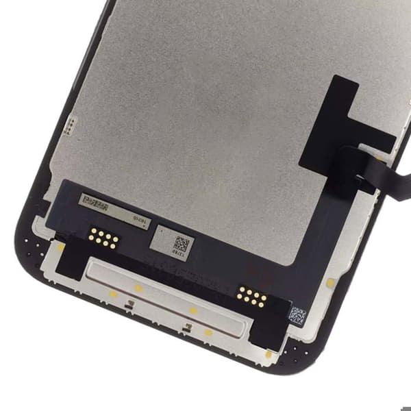 Soft OLED-skärm för iPhone 16e och touchskärm med IC-chip svart