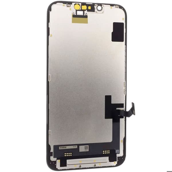 Soft OLED-skärm för iPhone 16e och touchskärm med IC-chip svart