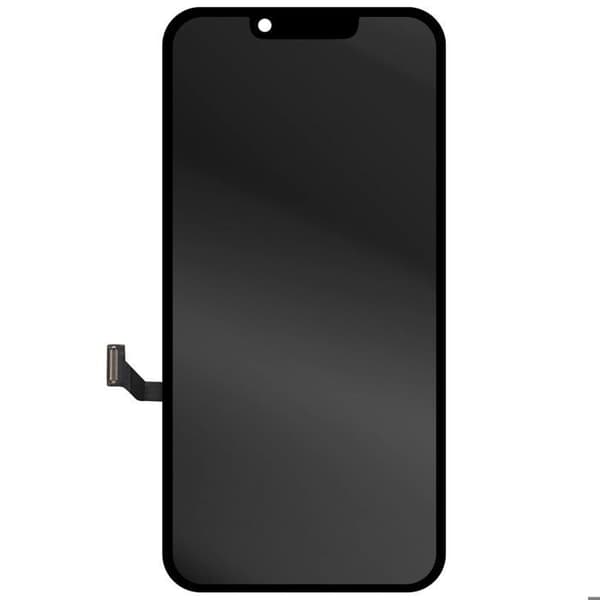 Soft OLED-skärm för iPhone 16e och touchskärm med IC-chip svart