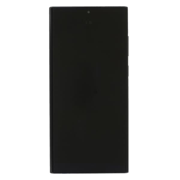 LCD-skärm Samsung Galaxy S22 Ultra - Svart med ram