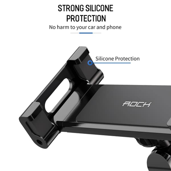 ROCK Universal Holder til bilens nakkestøtte - Mobil & Surfeplate