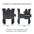 Miniatyrbillede 5 af 7: Mobiltelefonholder i aluminium til motorcykel - til enheder på 6-10 cm