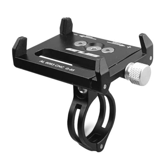 Smartphone holder til cykler / cykelholder metal - sort