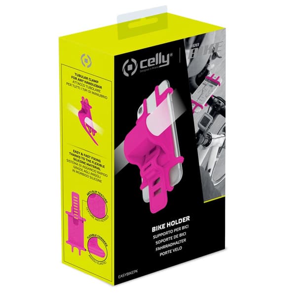 Mobil holder for sykkel / barnevogn Rosa
