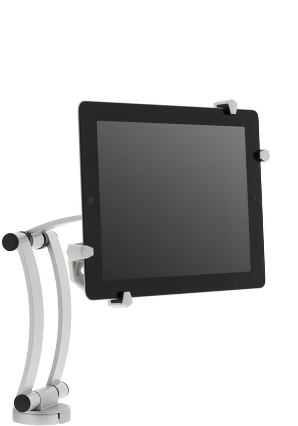 deltaco Wall bracket for tablet, rotatable 360, 3 joints, gray V2