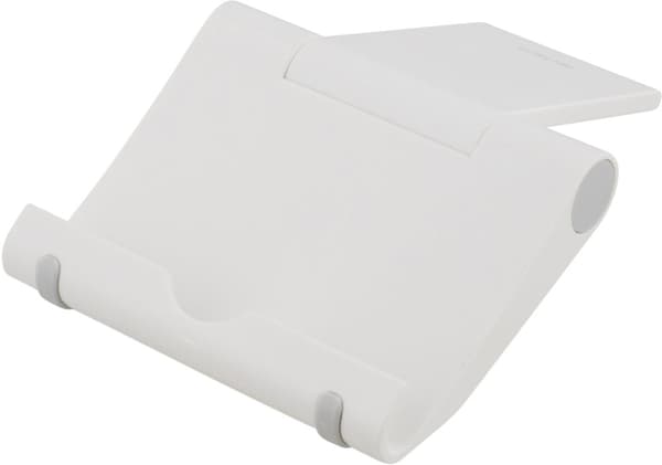 Foldable pad stand, white plastic