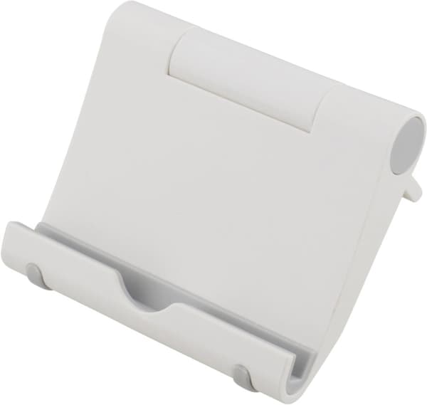 Foldable pad stand, white plastic