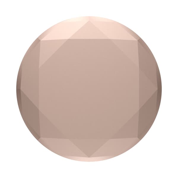 POPSOCKETS Metallic Diamond Rose Gold  Avtagbart Grip med stativfunksjon Premium Rosegull