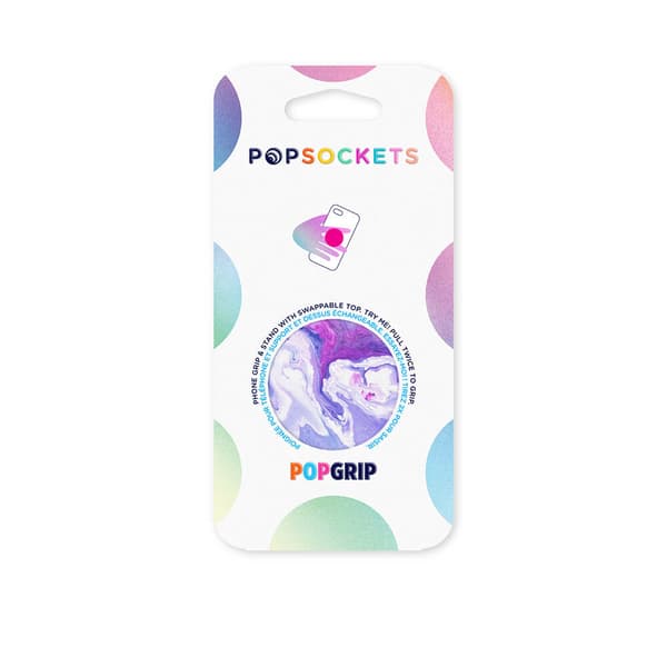 POPSOCKETS Lavender Flow Avtagbart Grip med stativfunksjon