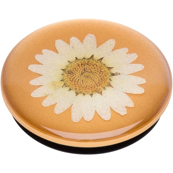 POPSOCKETS Pressed Flower White Daisy Avtagbart Grip med Ställfunktion Premium