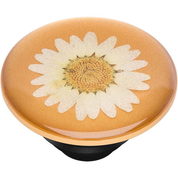POPSOCKETS Pressed Flower White Daisy Avtagbart Grip med Ställfunktion Premium