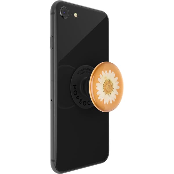 POPSOCKETS Pressed Flower White Daisy Avtagbart Grip med Ställfunktion Premium