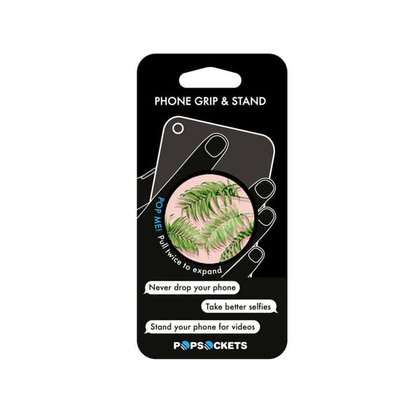 POPSOCKETS Palm Shadows  Aftageligt Greb m. Standerfunktion