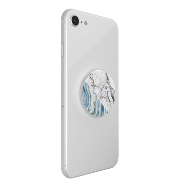POPSOCKETS Aegean Marble Aftageligt Greb m. Standerfunktion