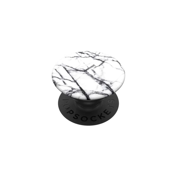 POPSOCKETS Dove White Marble Avtagbart Grip med Ställfunktion