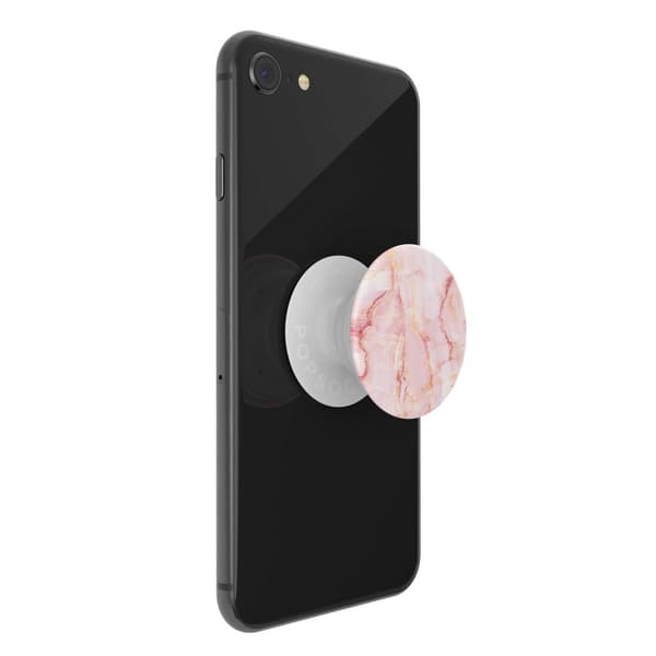 POPSOCKETS Rose Marble  Aftageligt Greb m. Standerfunktion