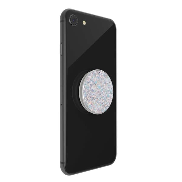 POPSOCKETS Sparkle Snow White  Aftageligt Greb m. Standerfunktion Premium