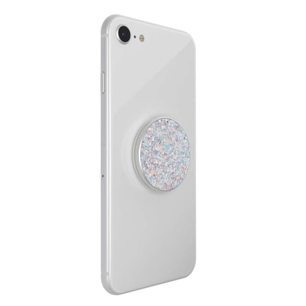 POPSOCKETS Sparkle Snow White  Aftageligt Greb m. Standerfunktion Premium